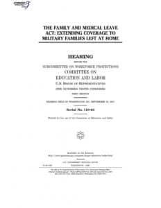 Family Medical Leave Act Legal Example